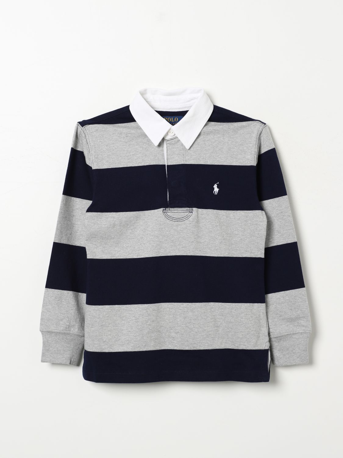 Shop Polo Ralph Lauren T-shirt  Kids Color Grey In Grau