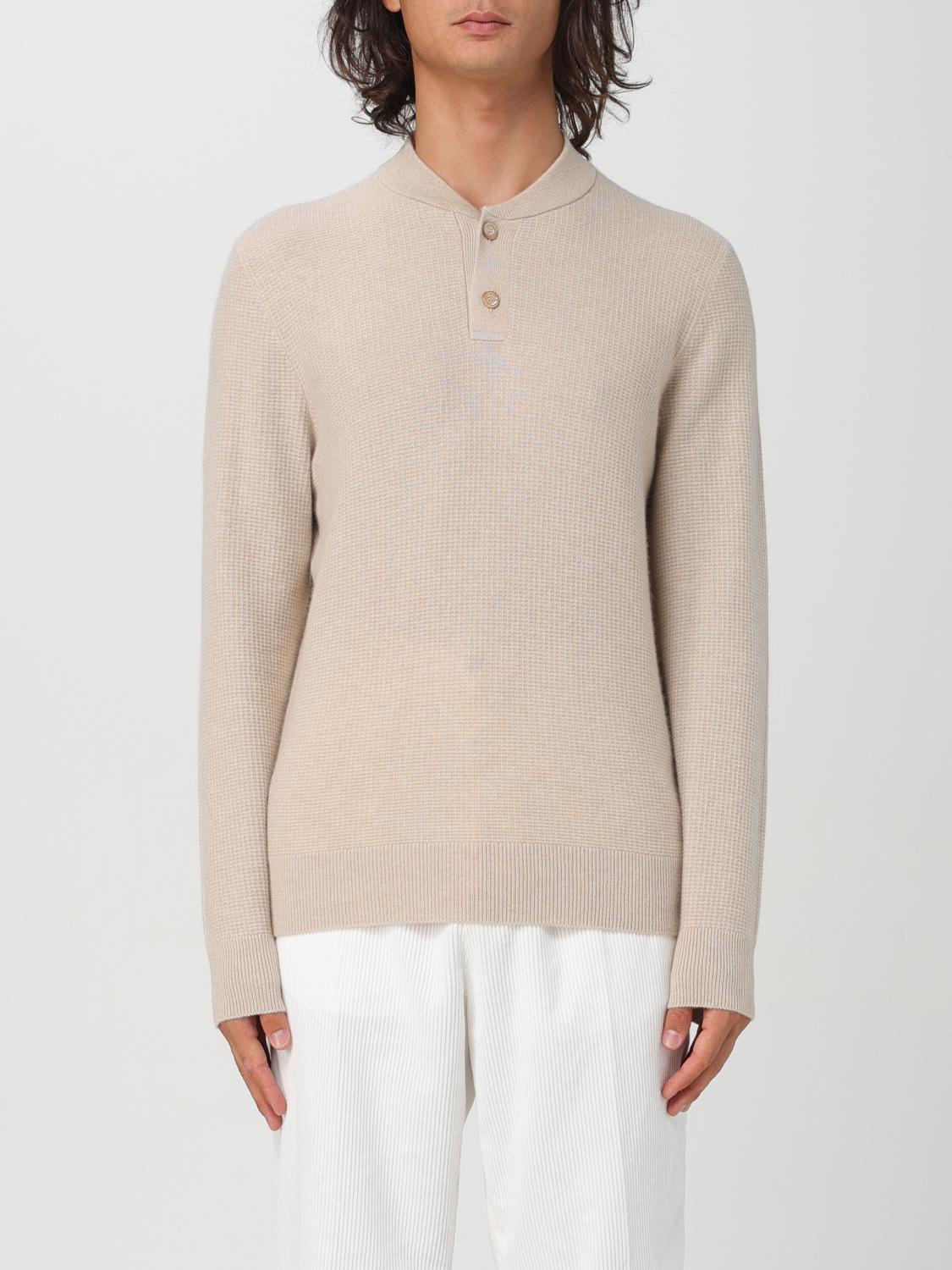 Shop Brunello Cucinelli Sweater  Men Color Beige