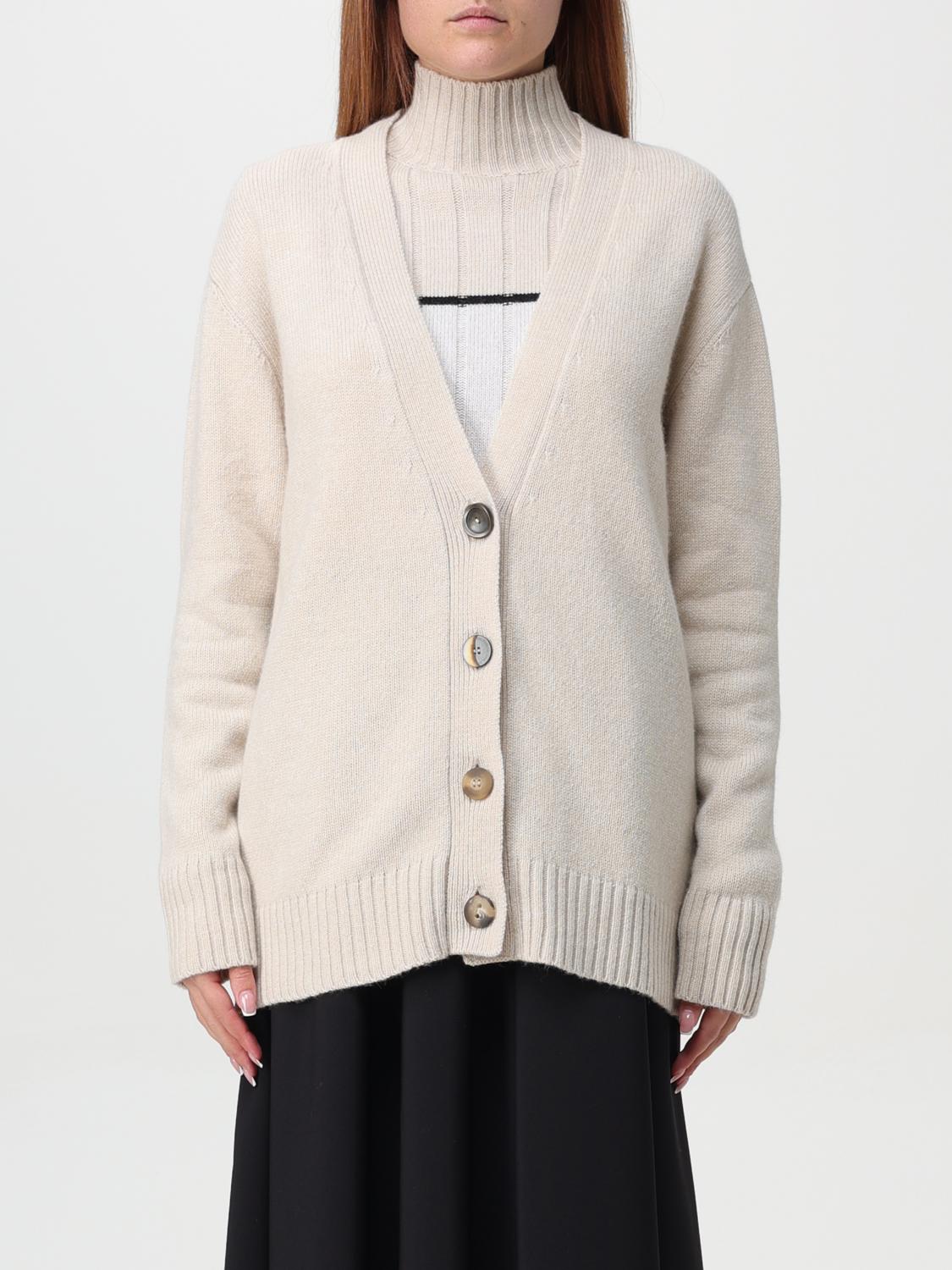 Shop Maliparmi Cardigan  Woman Color White