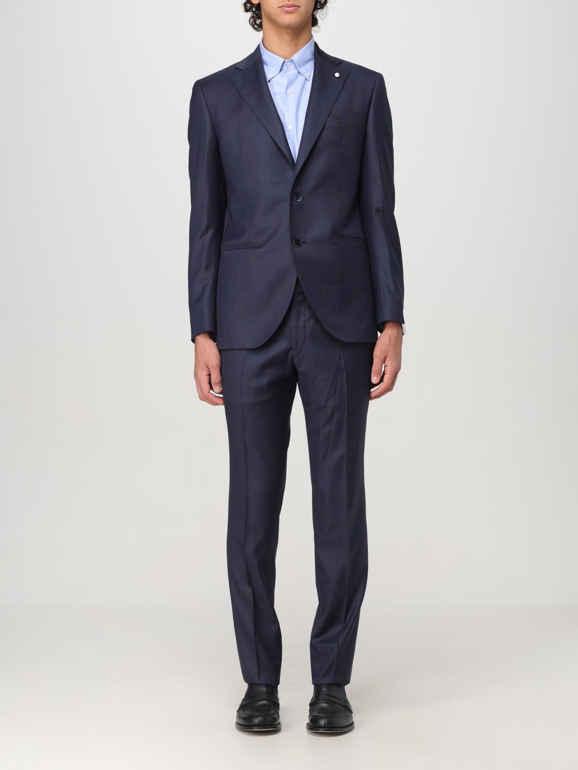 Suit LUIGI BIANCHI Men color Blue - Luigi Bianchi - Modalova
