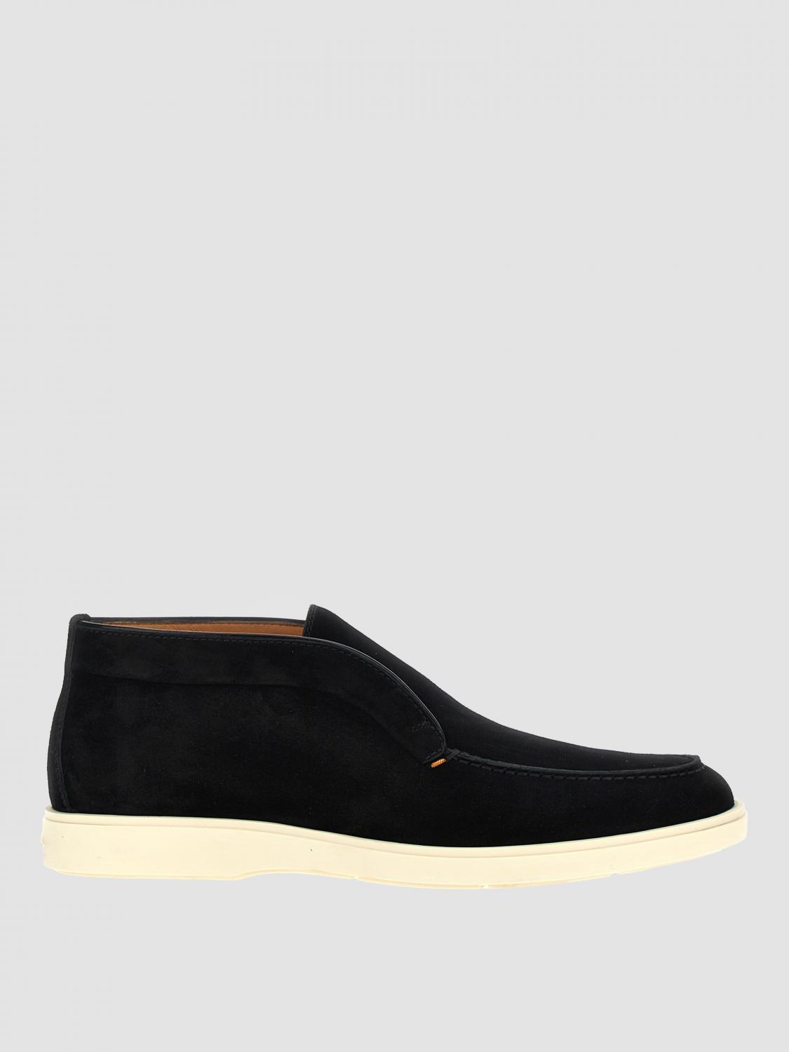 Shop Santoni Shoes  Men Color Black In Schwarz