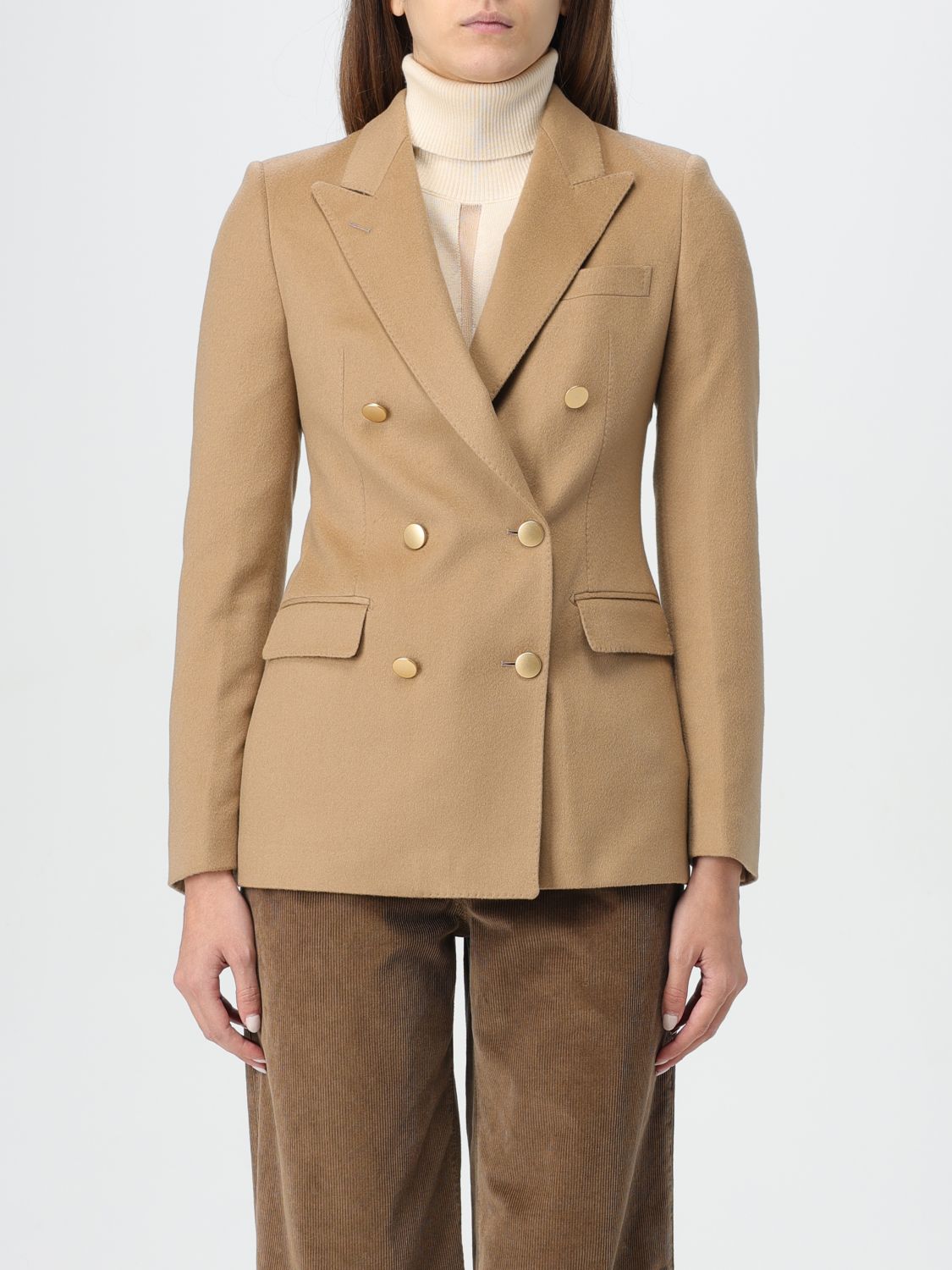 Tagliatore Blazer  Woman Color Beige In 米色