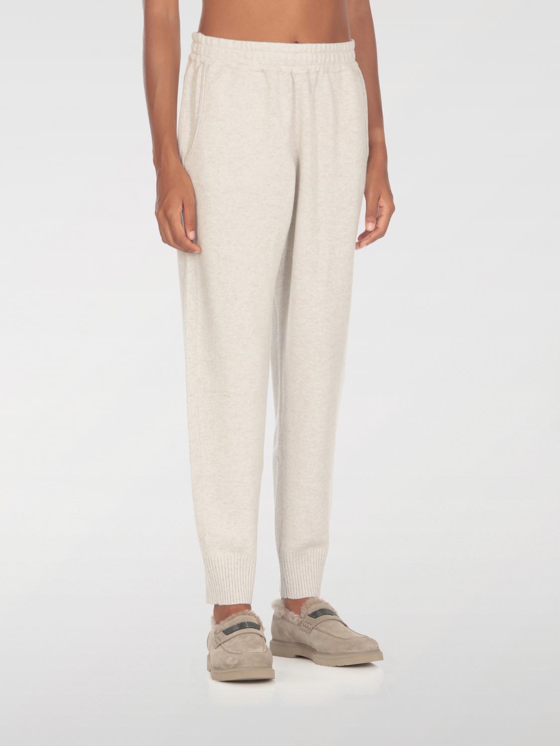 Brunello Cucinelli Trouser In Perle