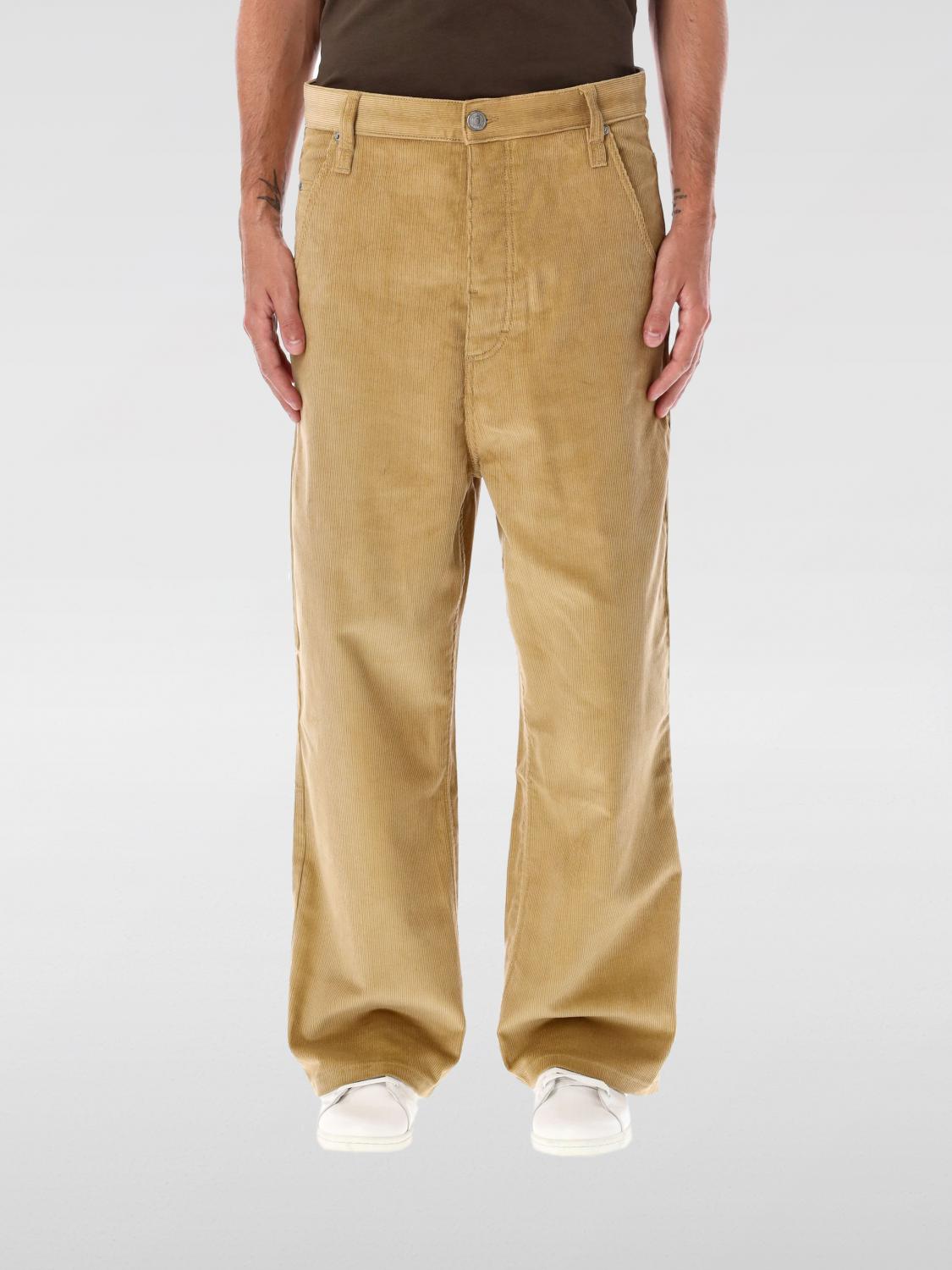 Shop Ami Alexandre Mattiussi Pants Ami Paris Men Color Sand