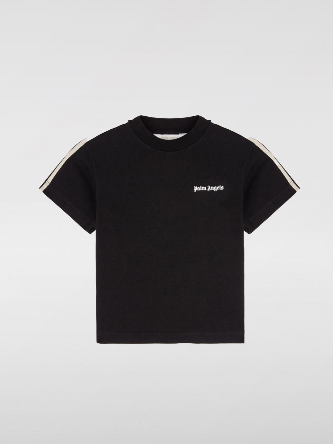 Shop Palm Angels T-shirt  Kids Color Black In Schwarz