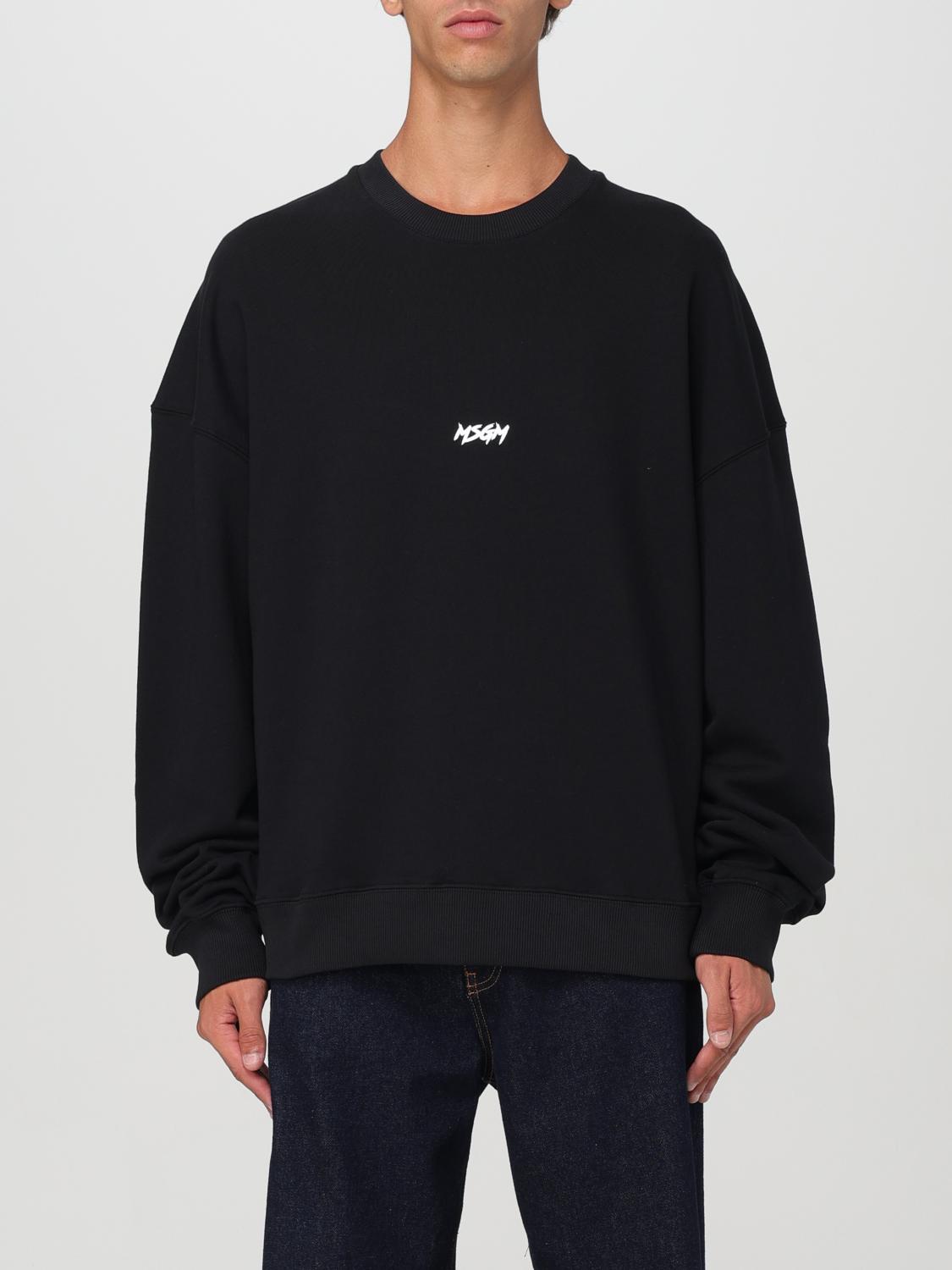 Shop Msgm Sweatshirt  Men Color Black