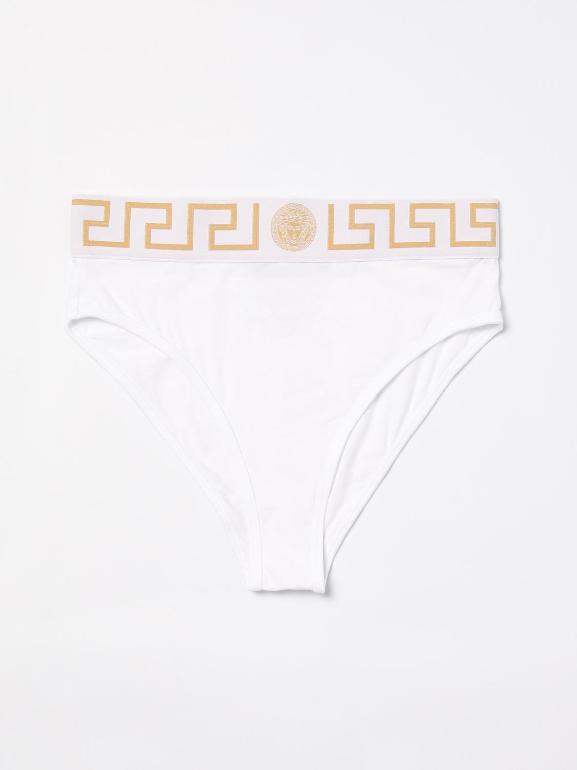 Shop Versace Lingerie  Woman Color White In Weiss