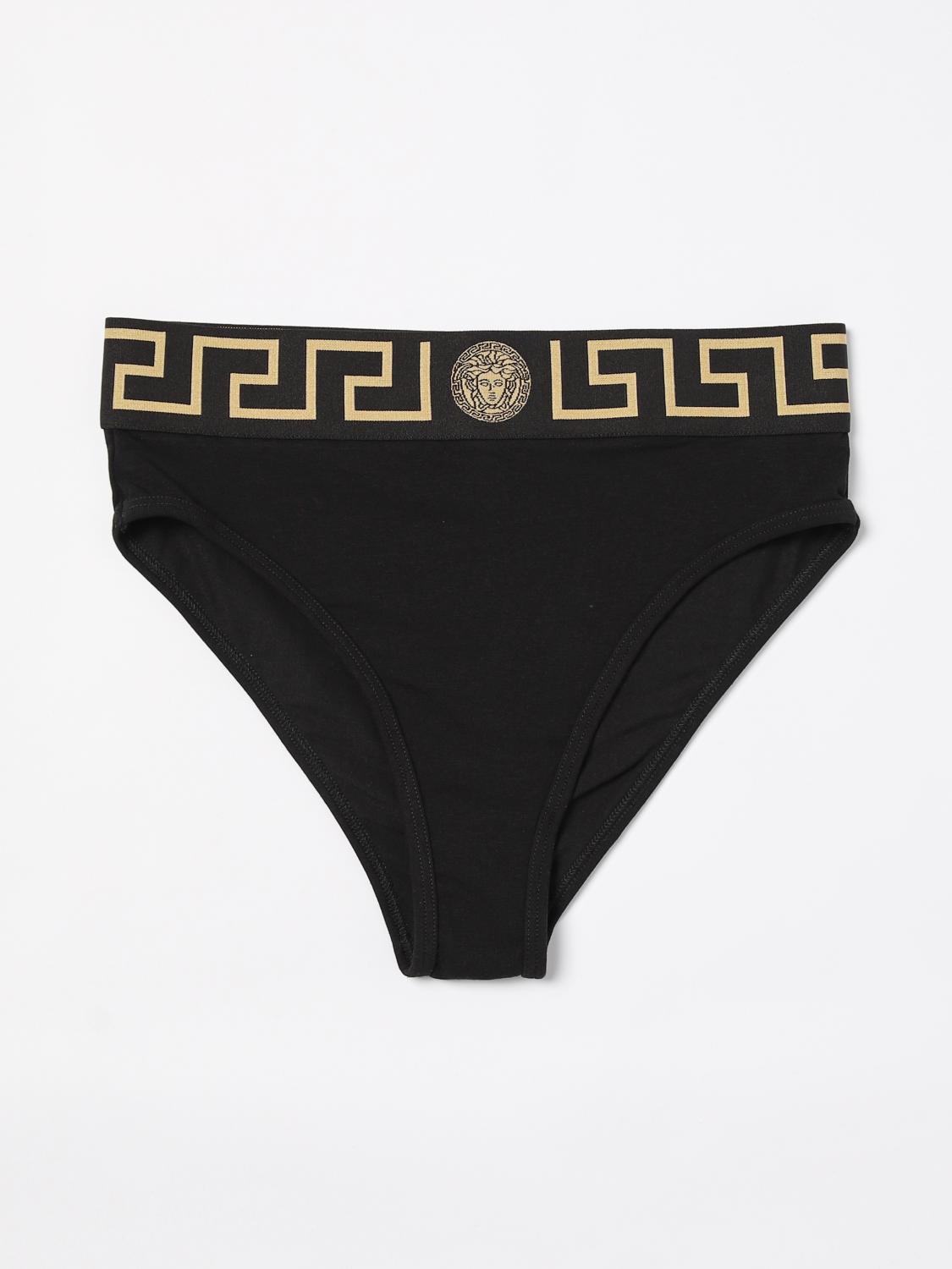 Shop Versace Lingerie  Woman Color Black In Schwarz