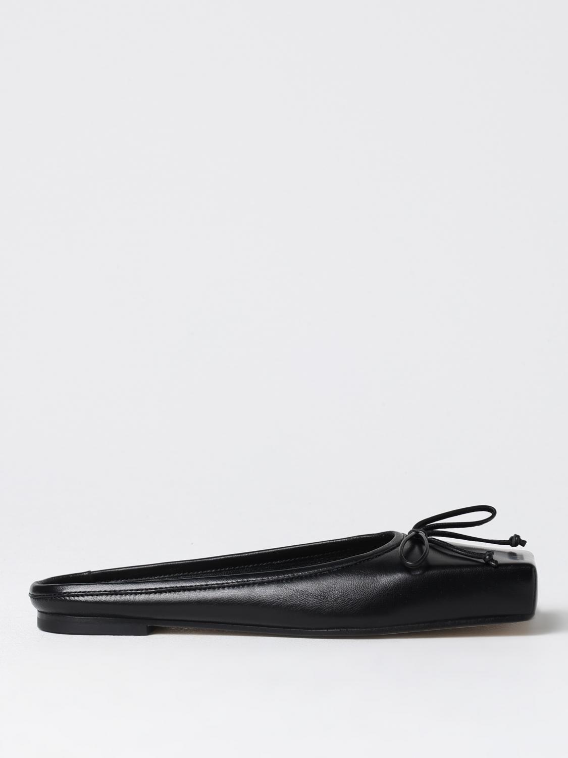 Shop Jacquemus Ballet Flats  Woman Color Black In Schwarz