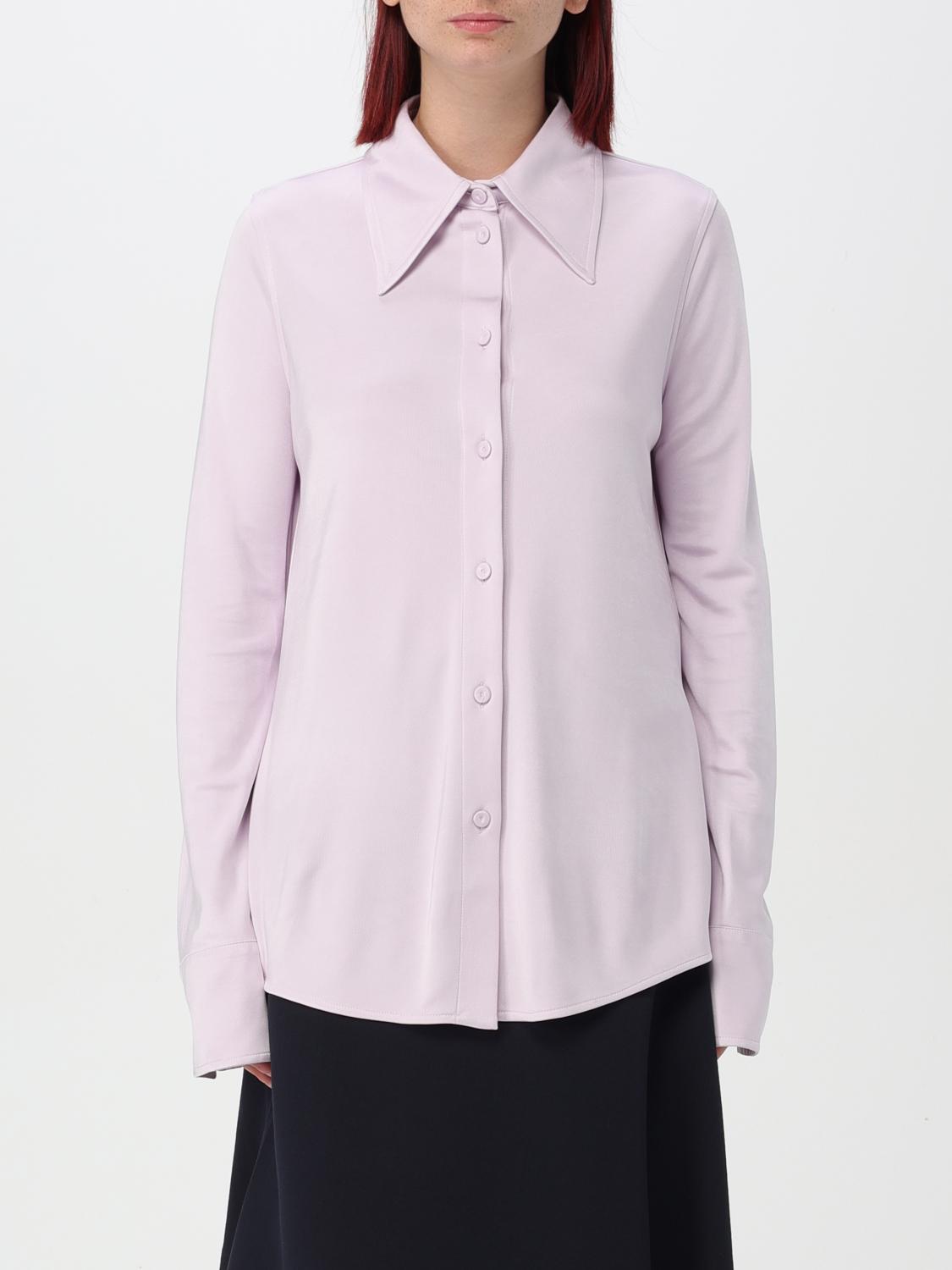 Shop Jil Sander Shirt  Woman Color Lilac