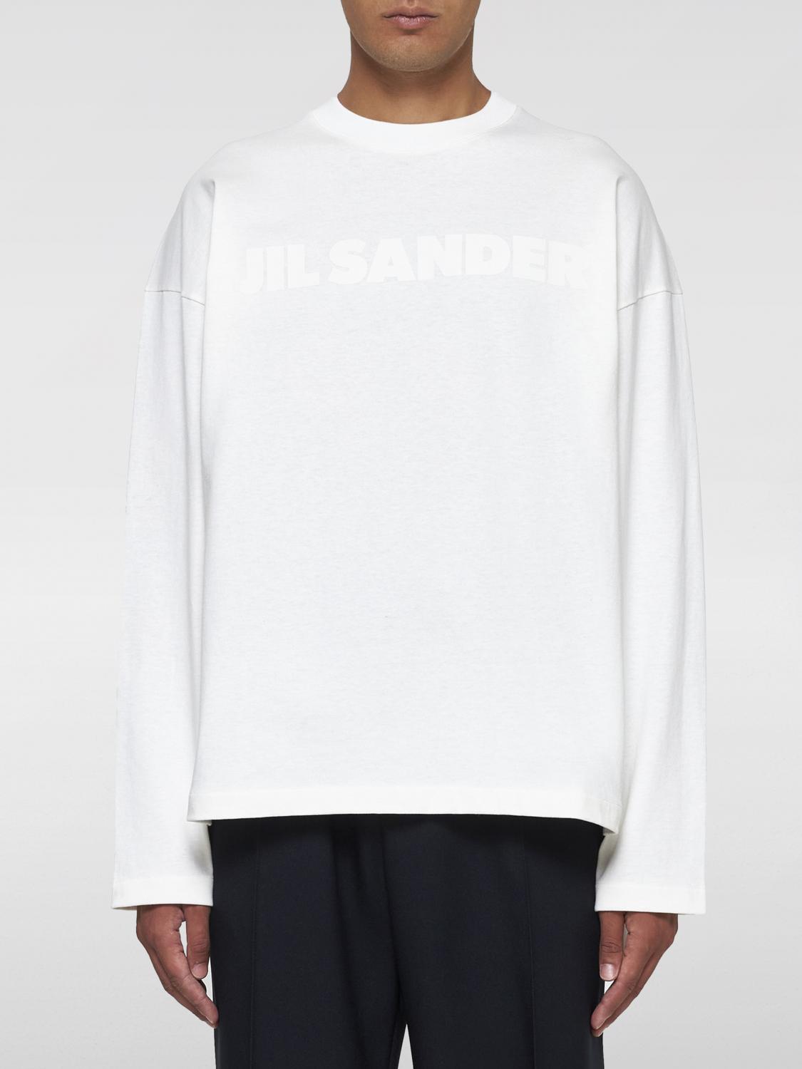 Shop Jil Sander Sweater  Men Color White In Weiss