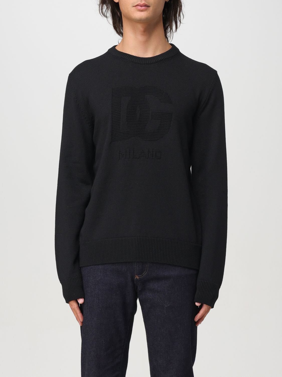 Shop Dolce & Gabbana Sweater  Men Color Black In Schwarz