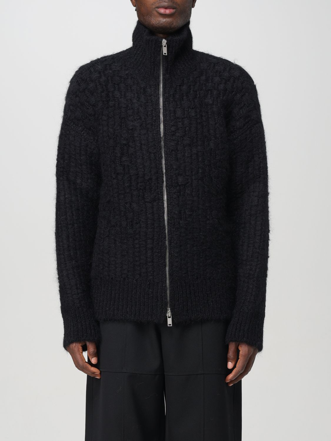 Shop Jil Sander Cardigan  Men Color Black In Schwarz