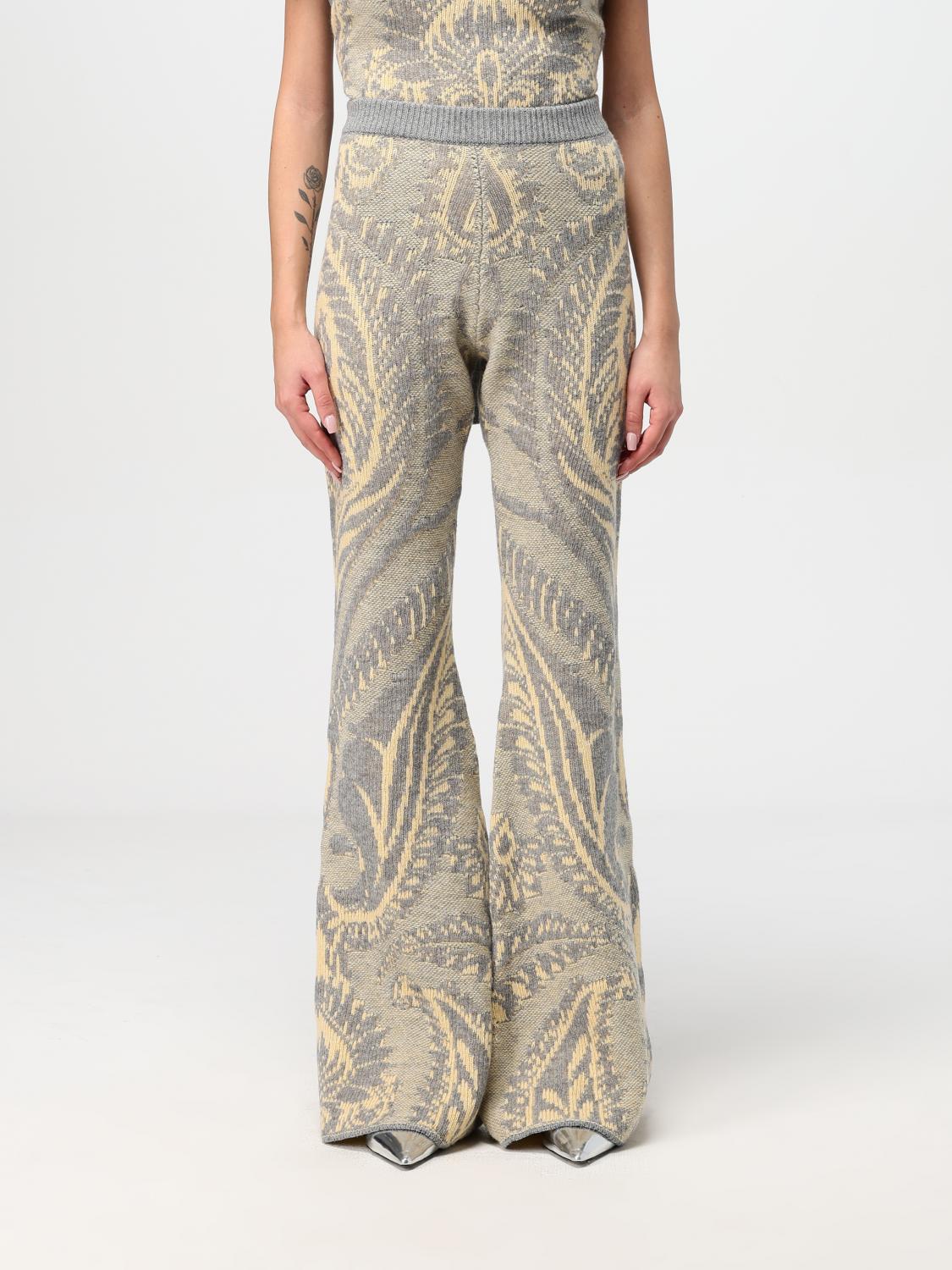 Shop Etro Pants  Woman Color Multicolor In Bunt