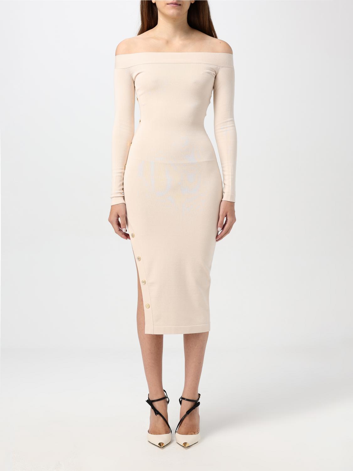 Elisabetta Franchi Dress  Woman Color White In Weiss