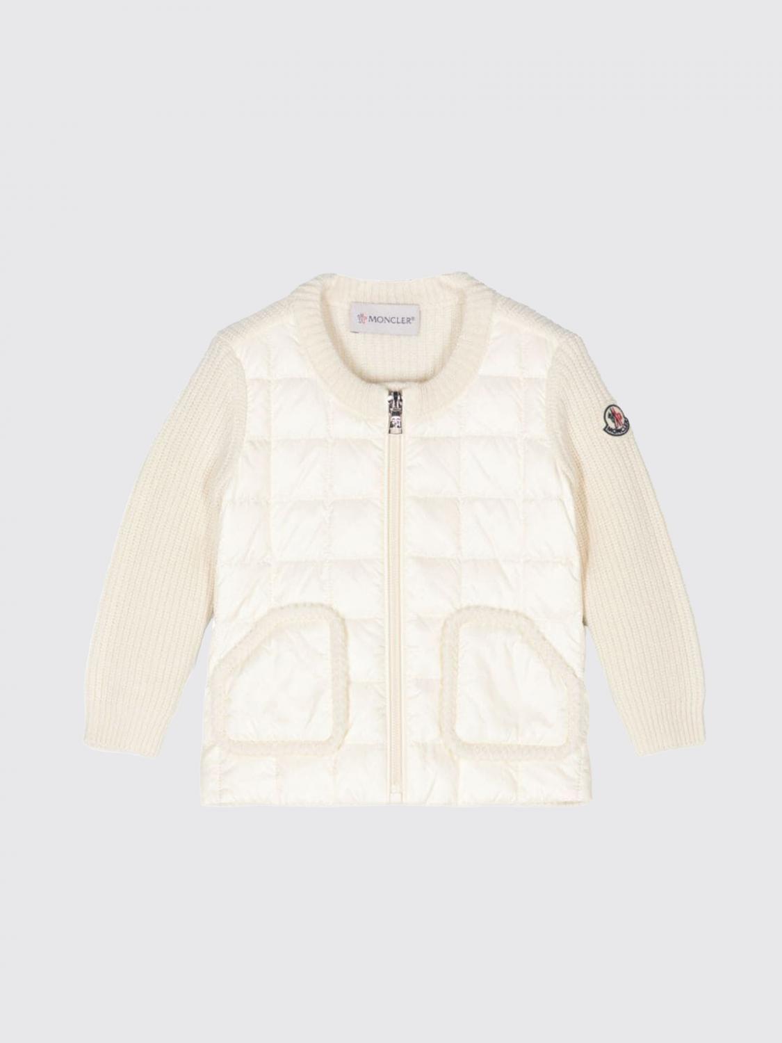 Moncler Sweater  Kids Color Yellow Cream In Yellow Cream