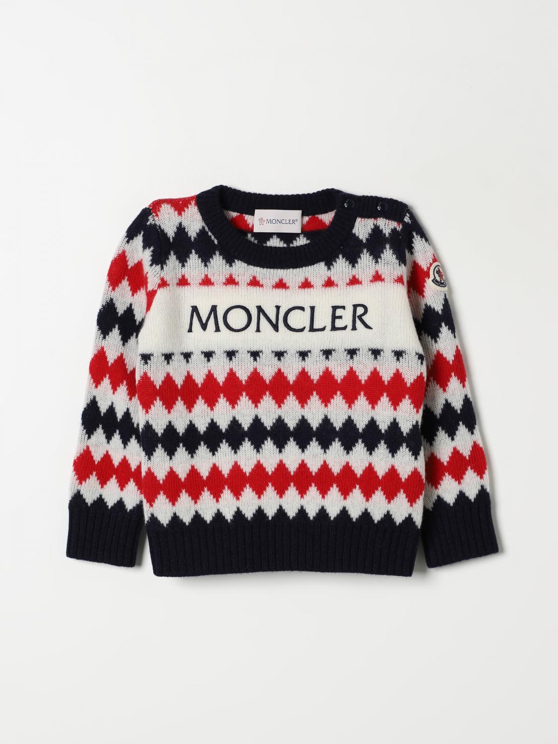 Moncler Sweater Kids Color Multicolor In Bunt