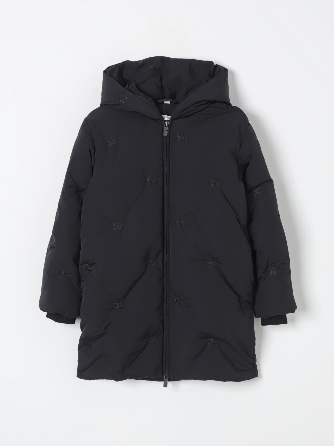 Shop Burberry Jacket  Kids Color Black In Schwarz