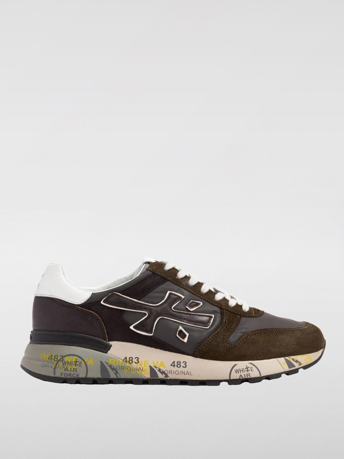 Shop Premiata Shoes  Men Color Military