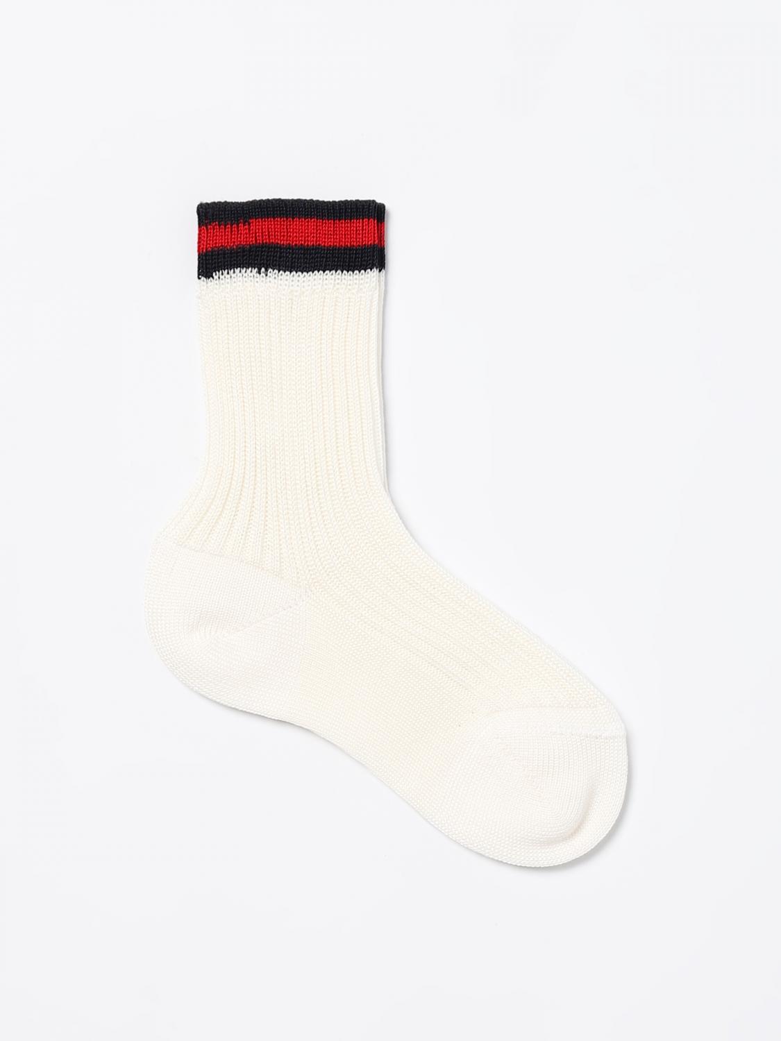 Shop Gucci Socks  Kids Color White In Weiss