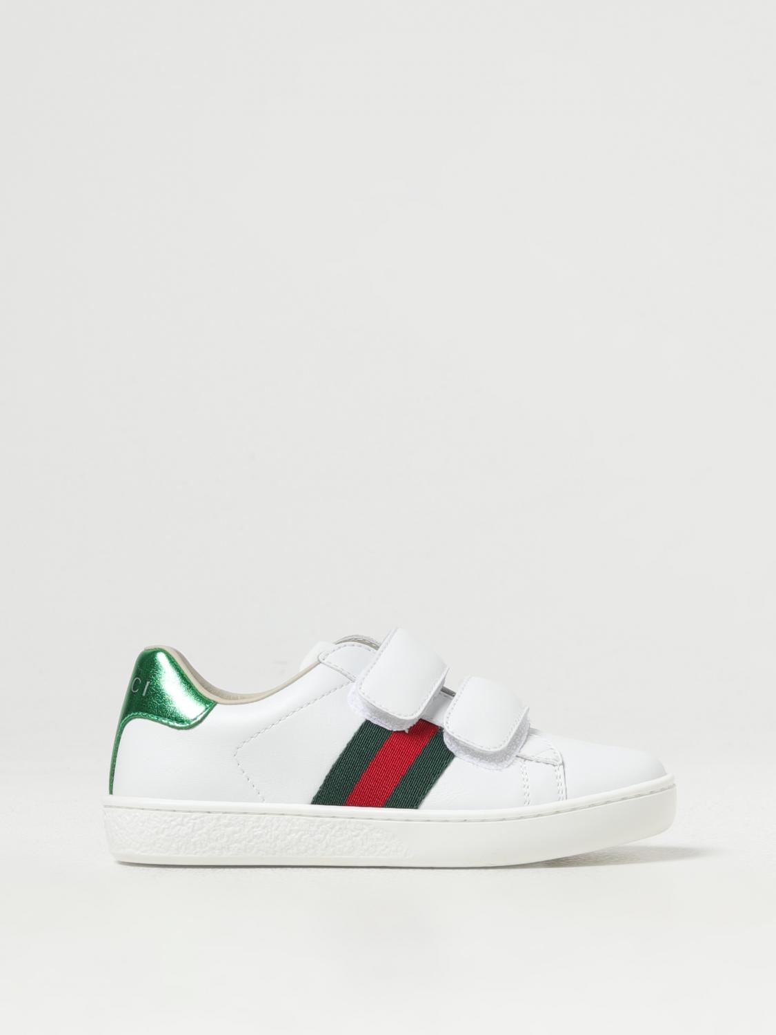 Shop Gucci Sneakers  Kids Color Multicolor In Bunt