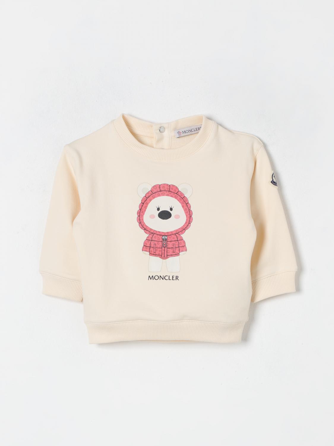 Shop Moncler Sweater  Kids Color White In Weiss