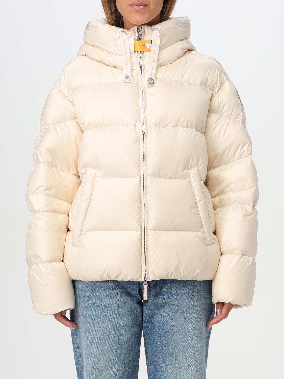 Shop Parajumpers Jacket  Woman Color Ivory