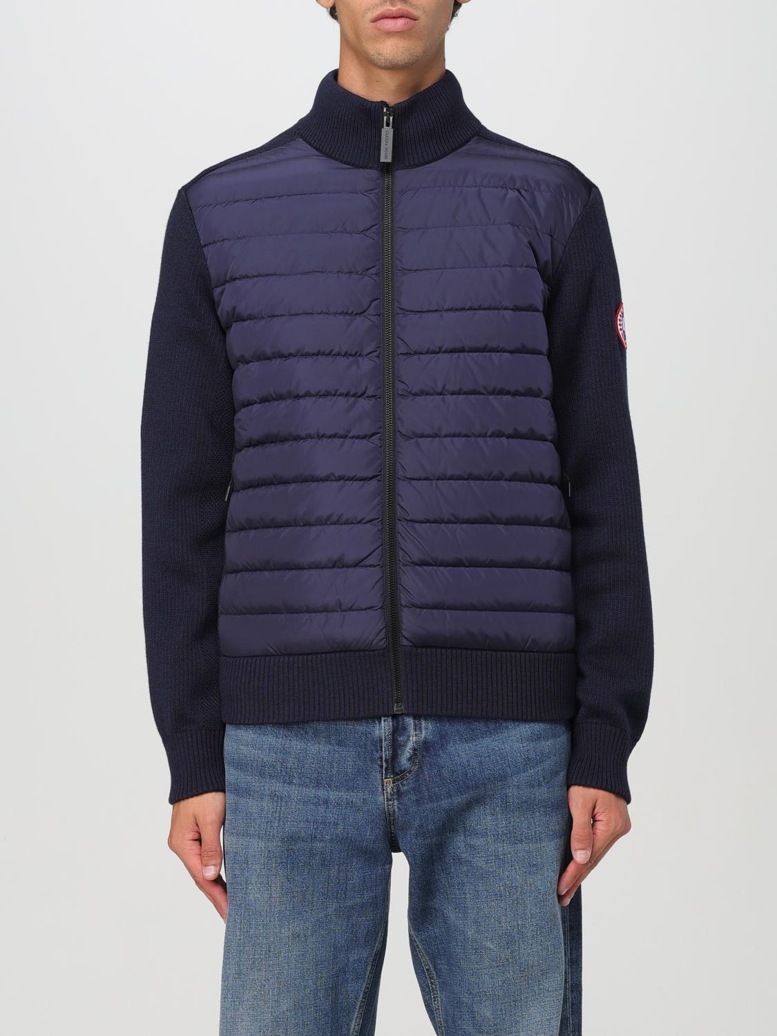 Shop Canada Goose Jacket  Men Color Navy