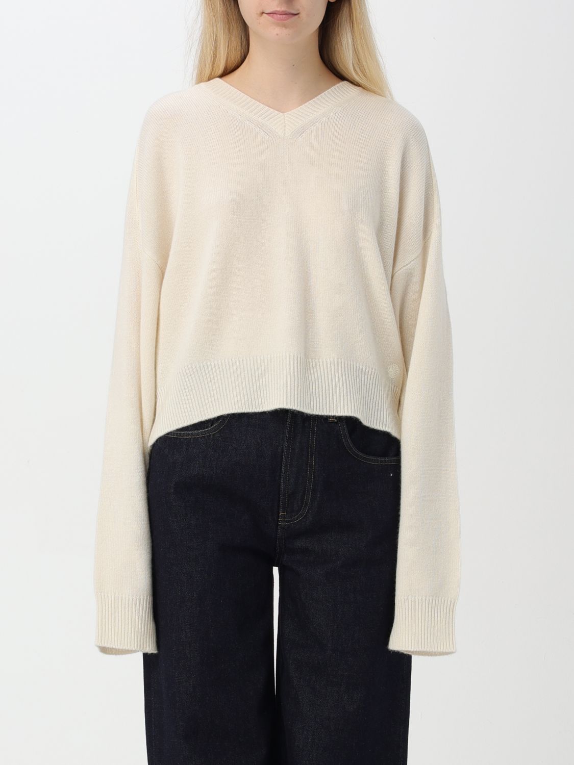 Shop Lou Lou Studio Sweater  Woman Color Ivory