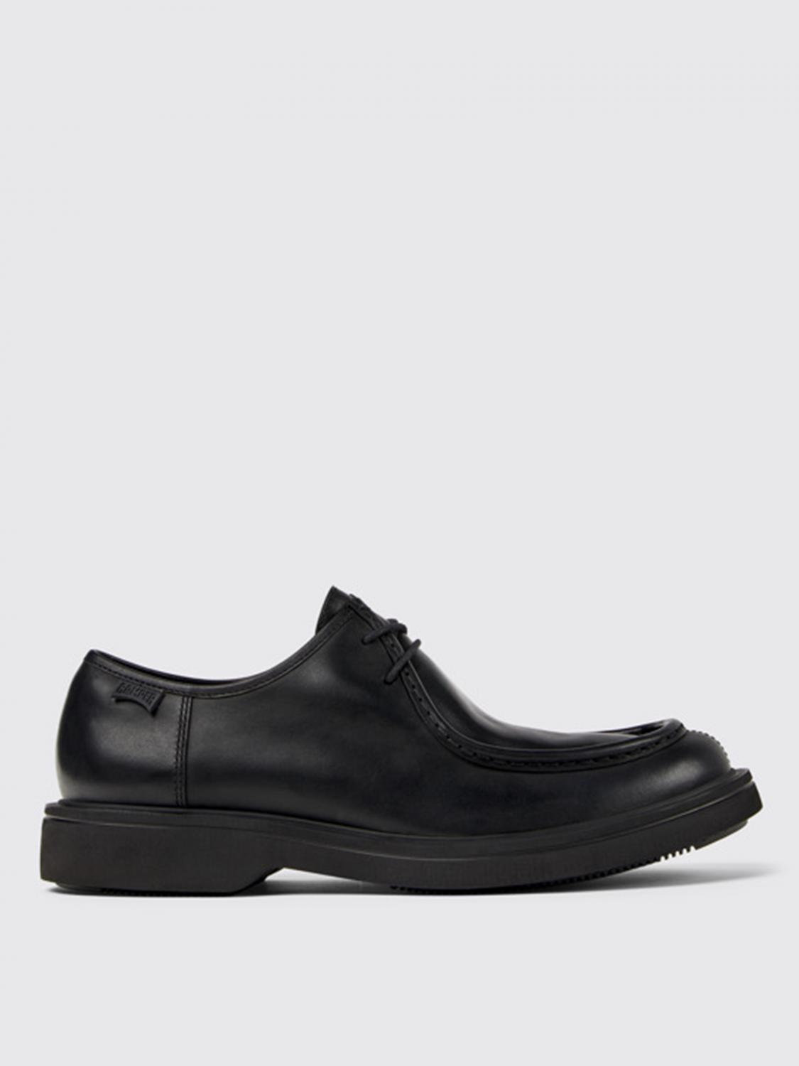 Camper Norman Leather Loafers In Schwarz