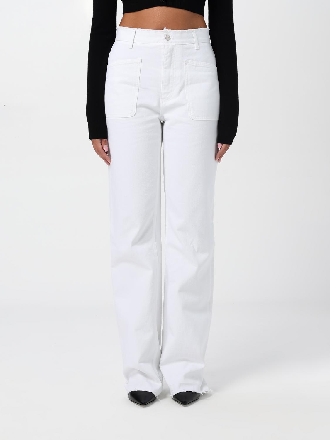 Shop Dolce & Gabbana Jeans  Woman Color White In Weiss