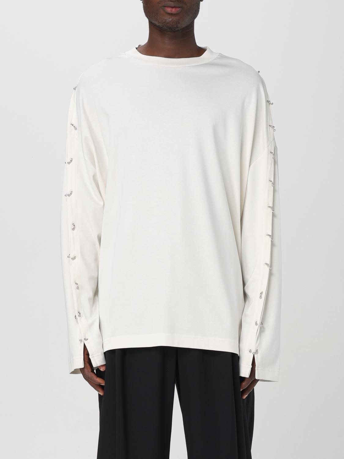 Shop Mugler Sweater  Men Color White In Weiss