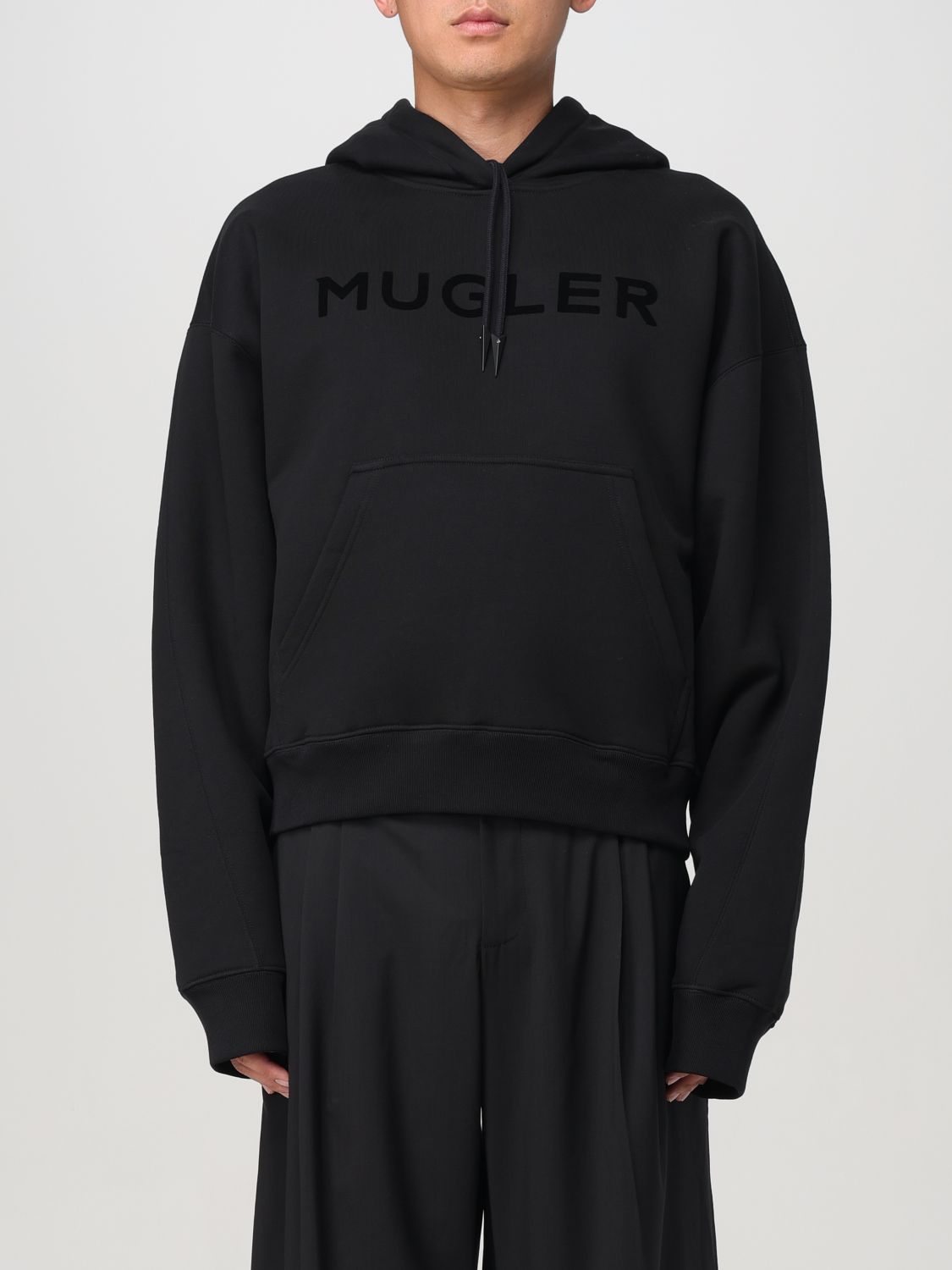 卫衣 MUGLER 男士 颜色 黑色