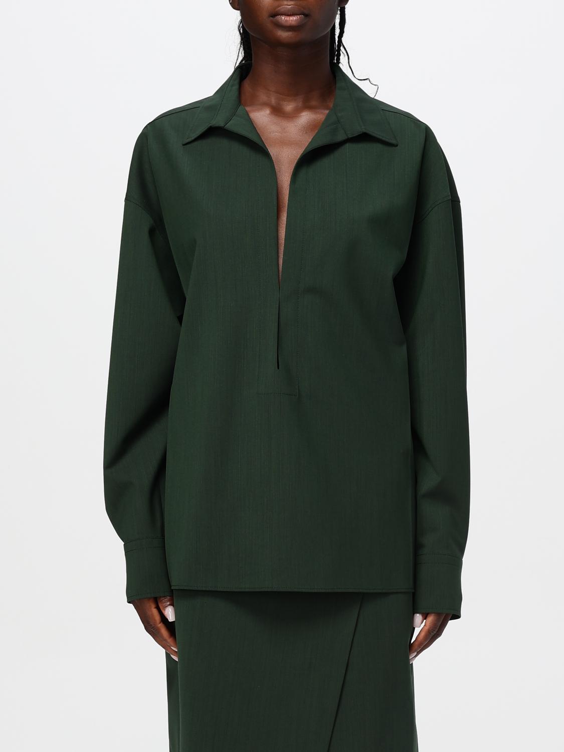 Shop Philosophy Di Lorenzo Serafini Shirt  Woman Color Green In Grün