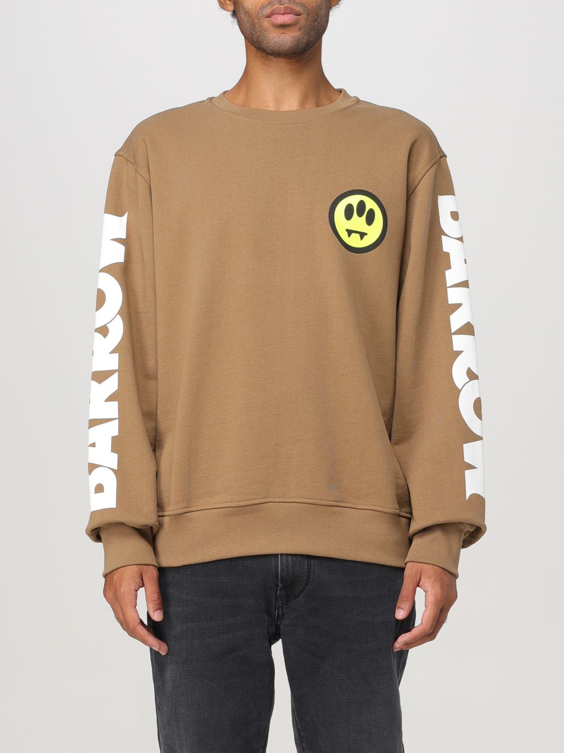 Shop Barrow Sweatshirt  Men Color Tobacco In Tabak