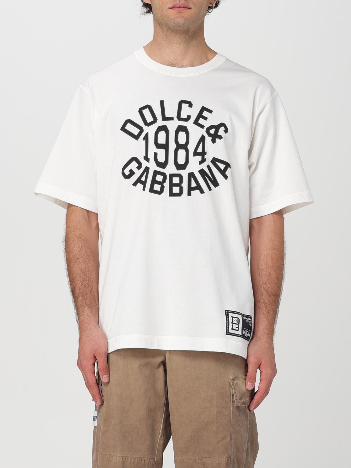 Shop Dolce & Gabbana T-shirt  Men Color White In Weiss