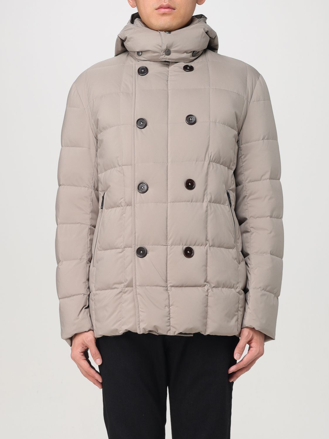 Fay Jacket  Men Color Kaki In Gray