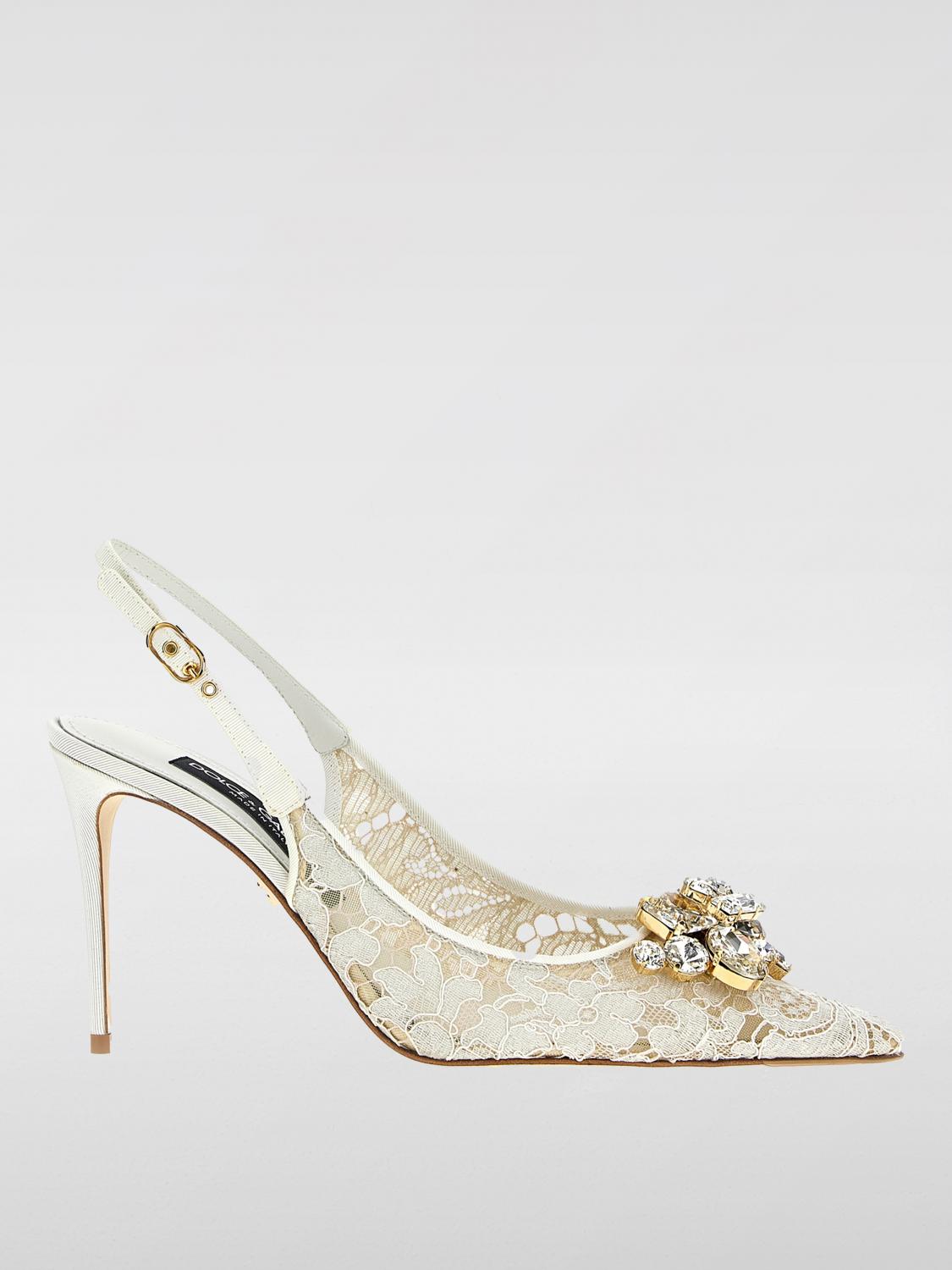 Shop Dolce & Gabbana High Heel Shoes  Woman Color White In Weiss