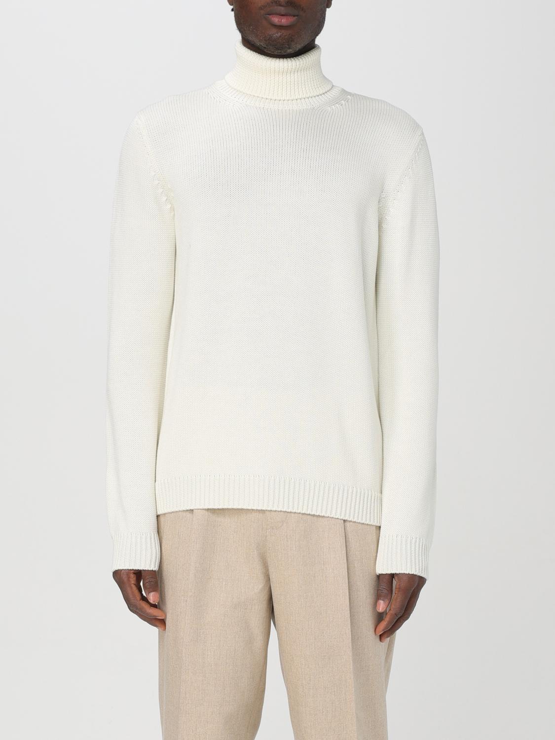 Shop Roberto Collina Sweater  Men Color White In Weiss