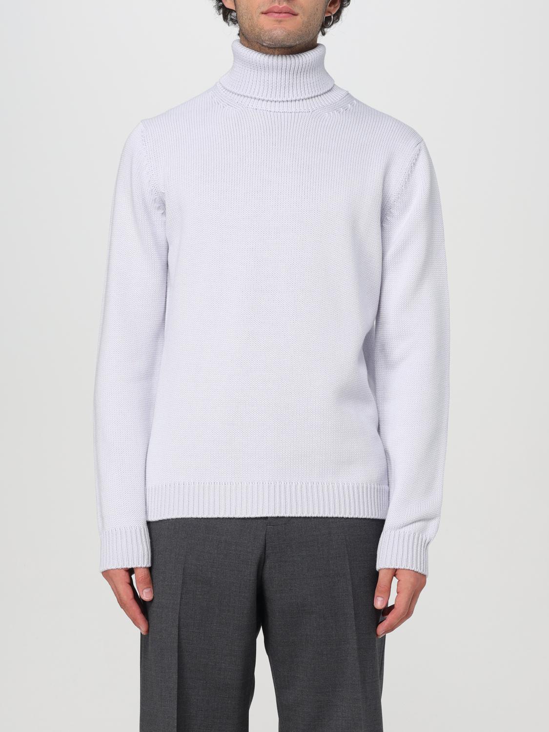 Shop Roberto Collina Sweater  Men Color Grey In Grau