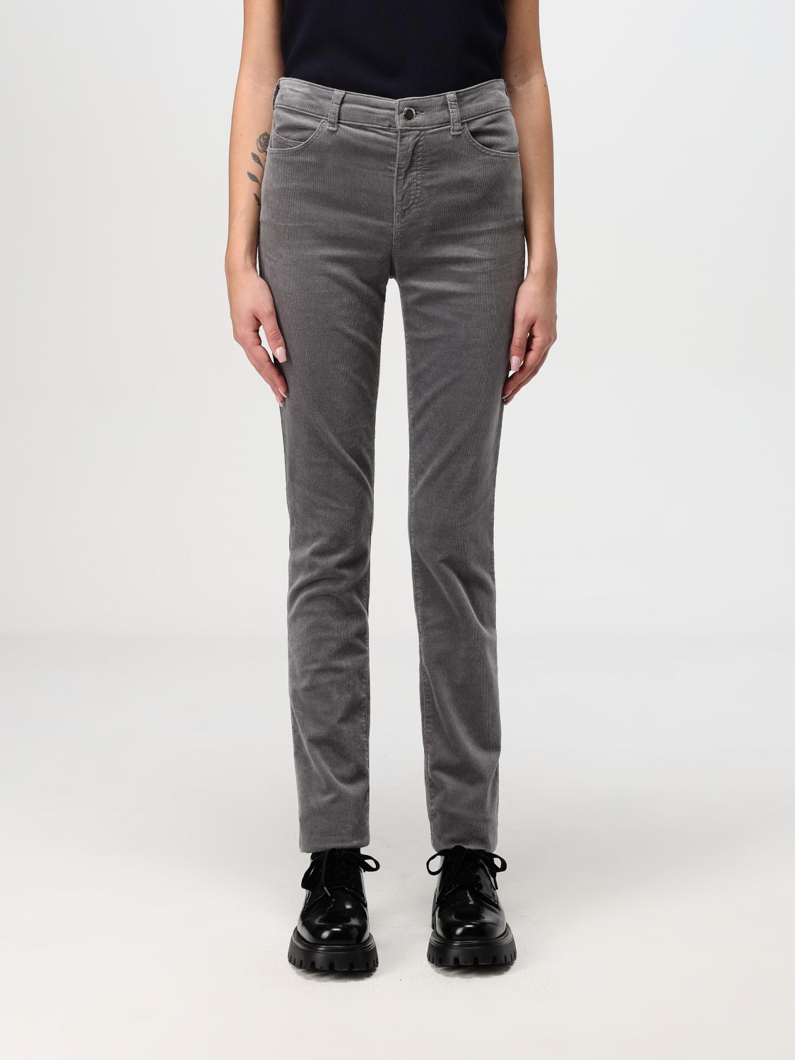 Shop Emporio Armani Jeans  Woman Color Grey In Grau