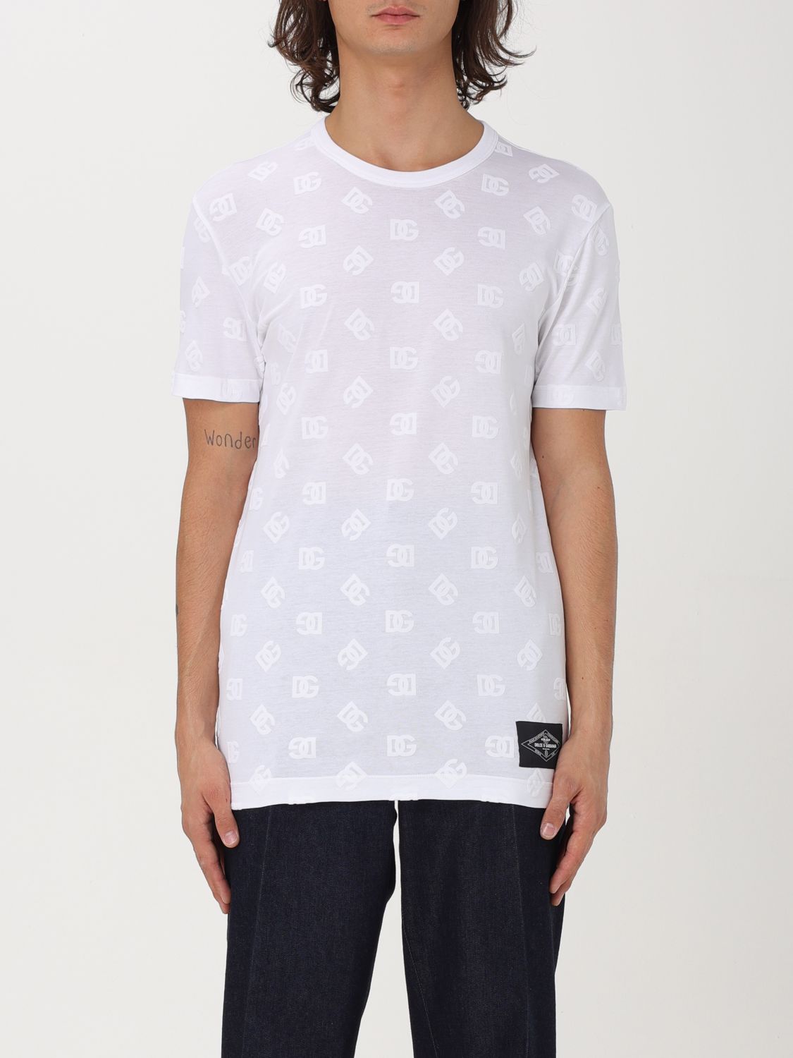 Dolce & Gabbana T-shirt  Men Color White In 白色