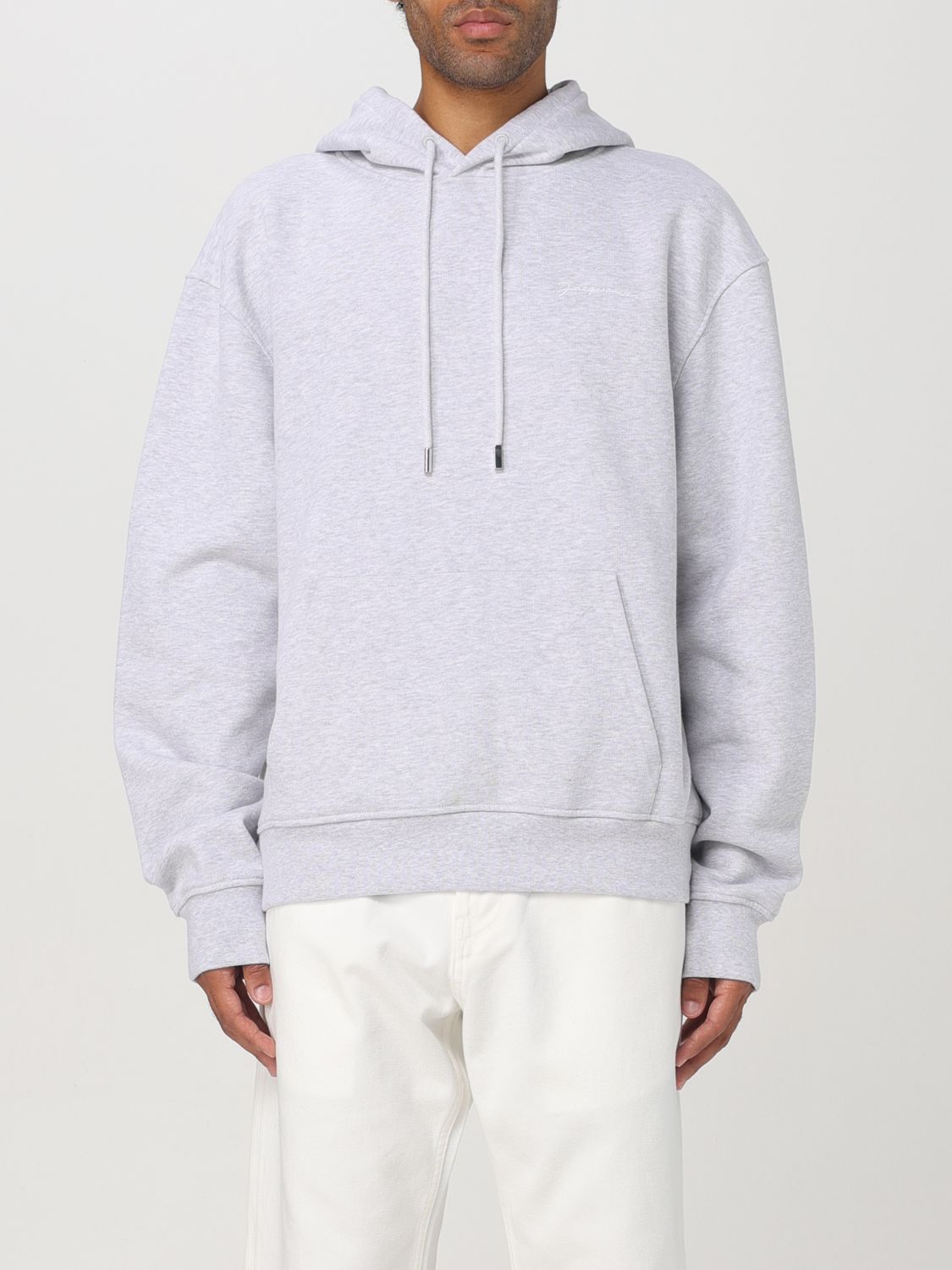 Shop Jacquemus Sweatshirt  Men Color Grey 1 In Grau 1