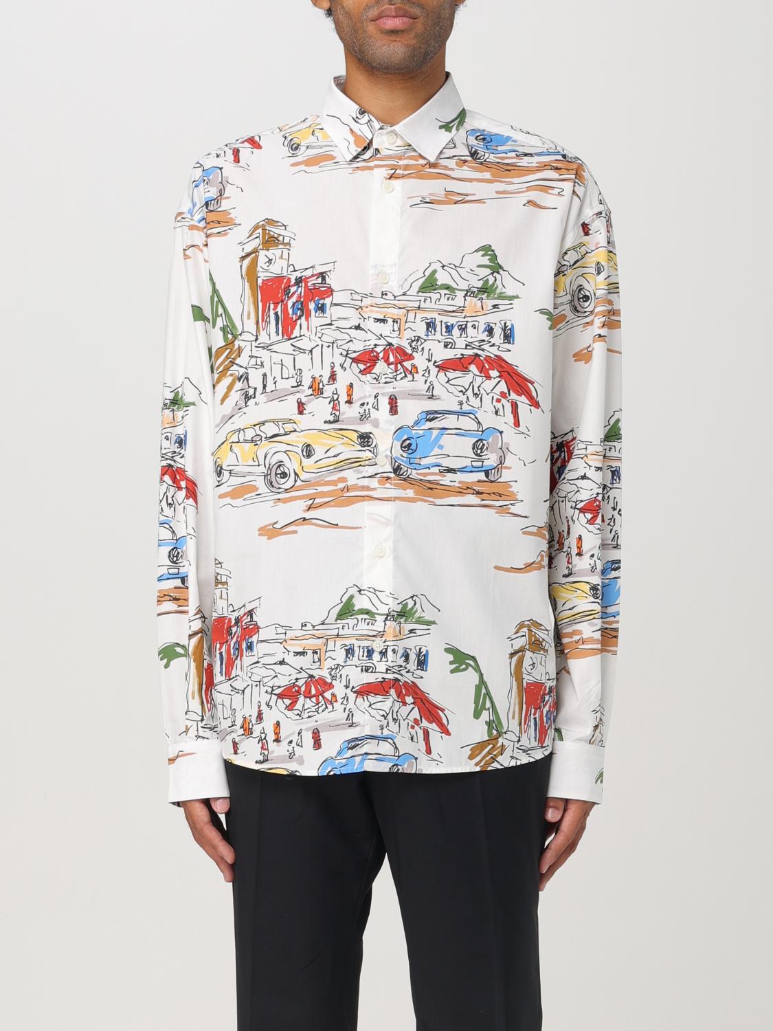 Shop Jacquemus Shirt  Men Color Multicolor In Bunt