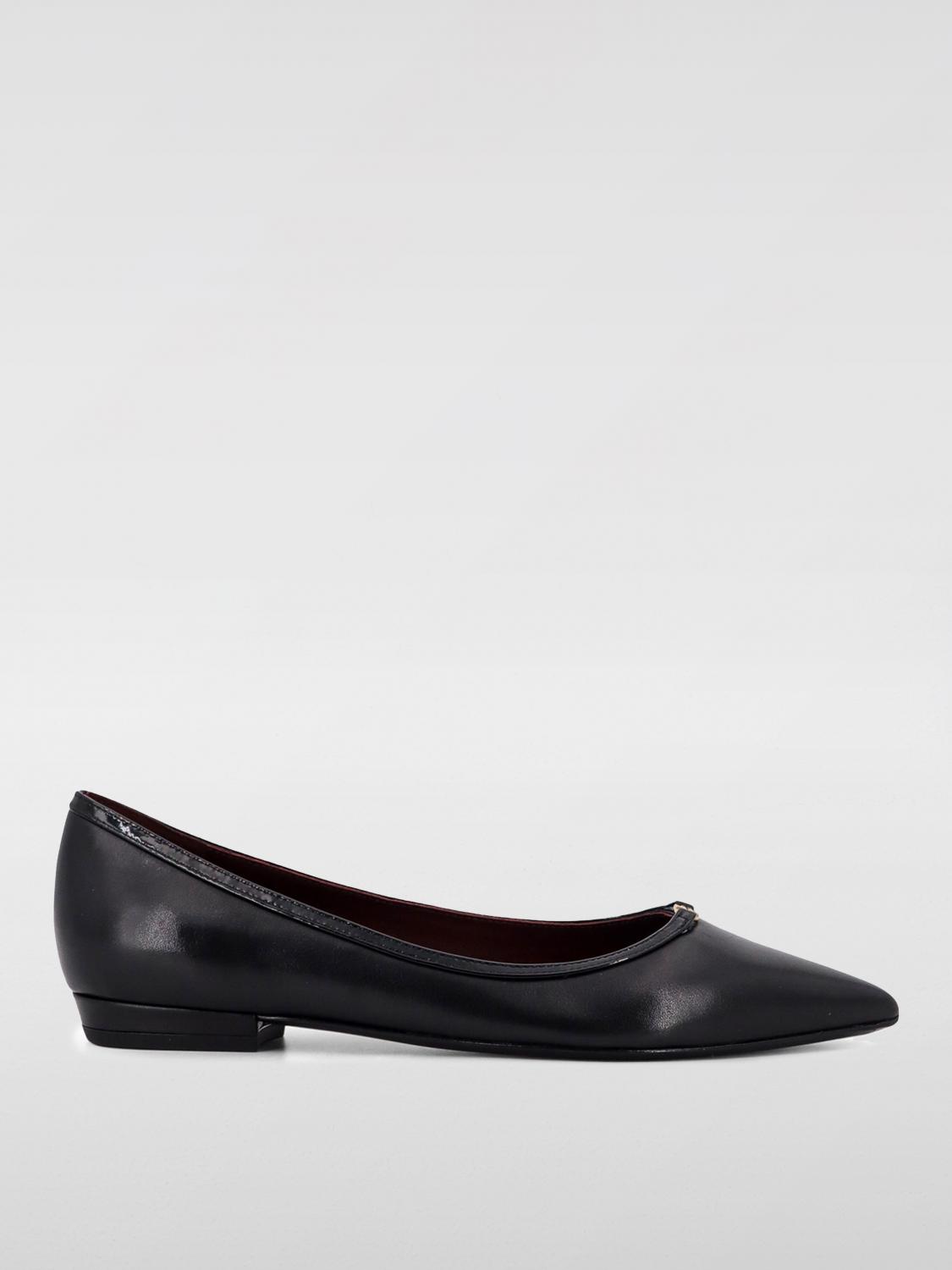 Shop Tory Burch Ballet Flats Woman Color Black In Schwarz