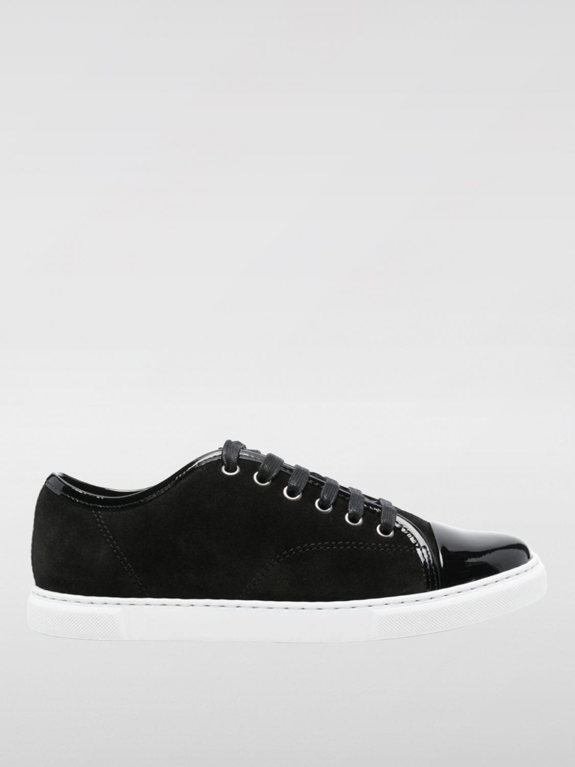 Shop Lanvin Sneakers  Woman Color Black In Schwarz