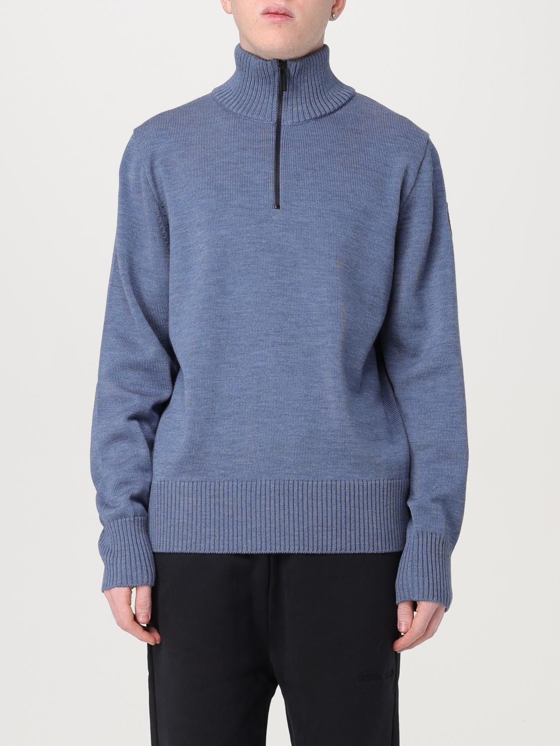 Shop Canada Goose Sweater  Men Color Blue In Blau