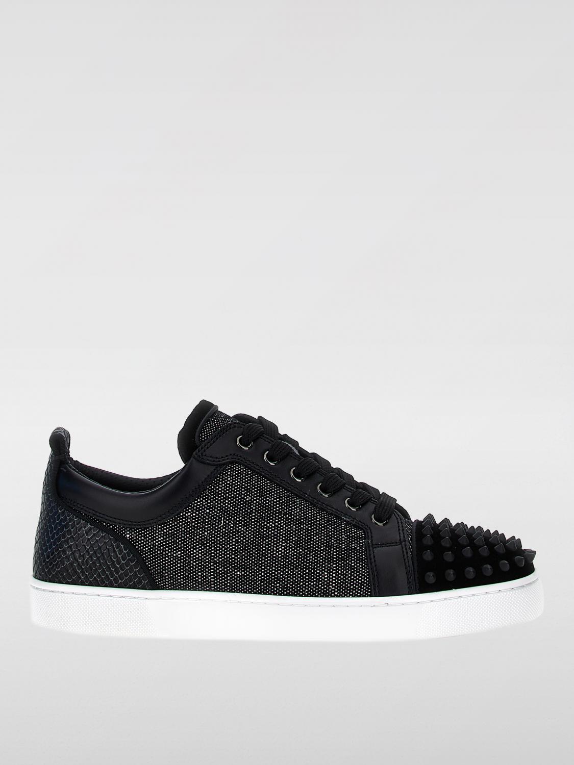 Shop Christian Louboutin Sneakers  Men Color Black In Schwarz