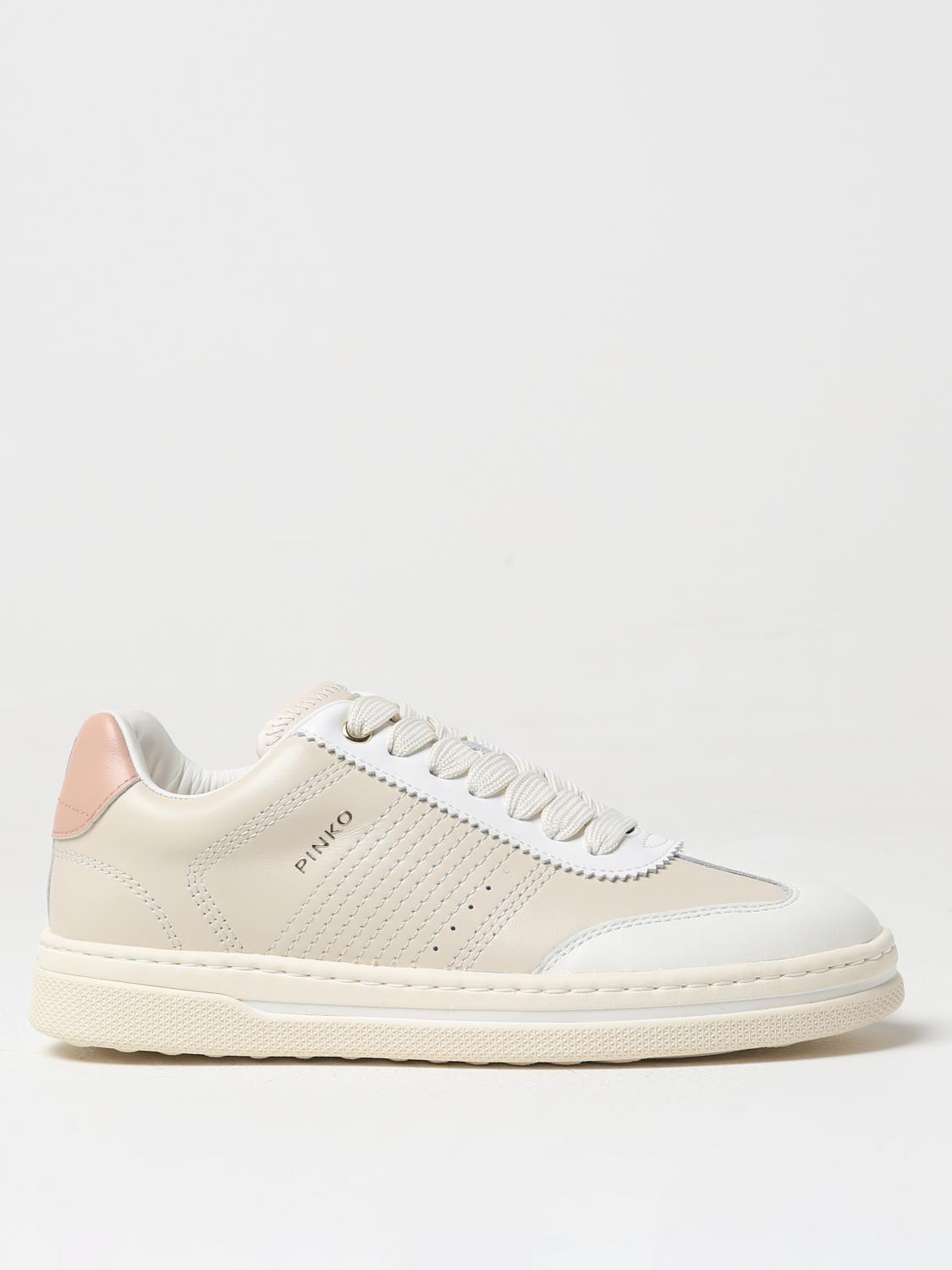 Shop Pinko Sneakers  Woman Color Cream