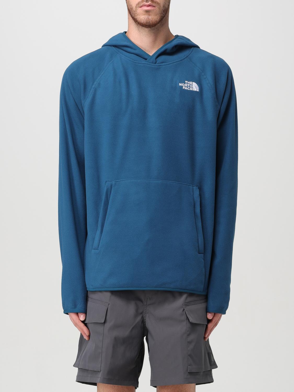 Shop The North Face Sweatshirt  Men Color Petroleum Blue